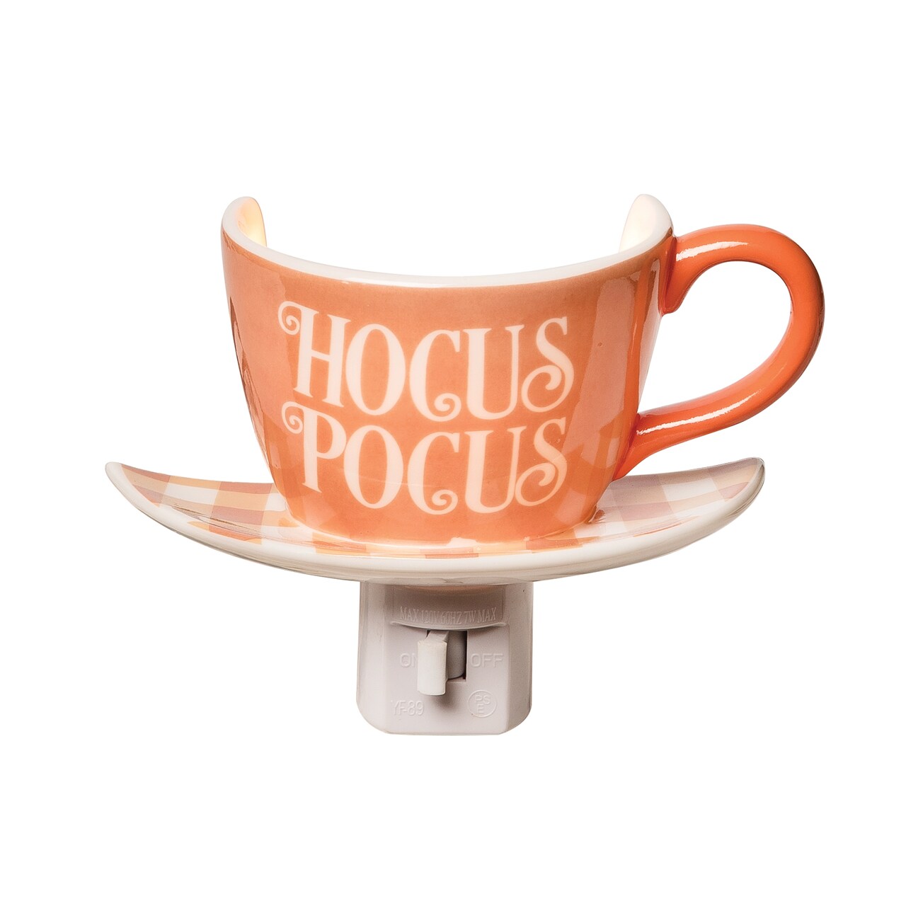 Hocus Pocus Halloween Decorative Night Light Teacup Figurine Decoration